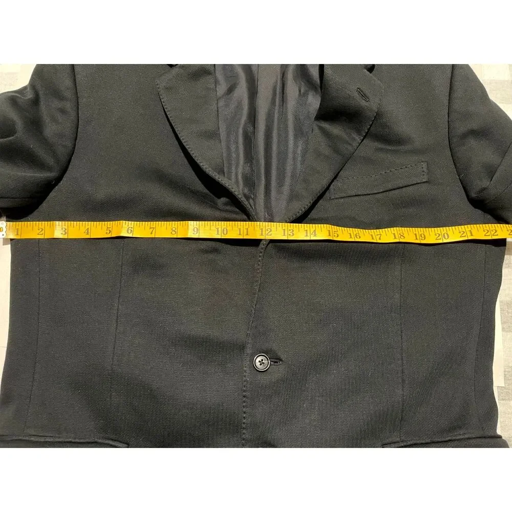 Ralph lauren knit blazer stretchy super casual black label sport businessman 42
